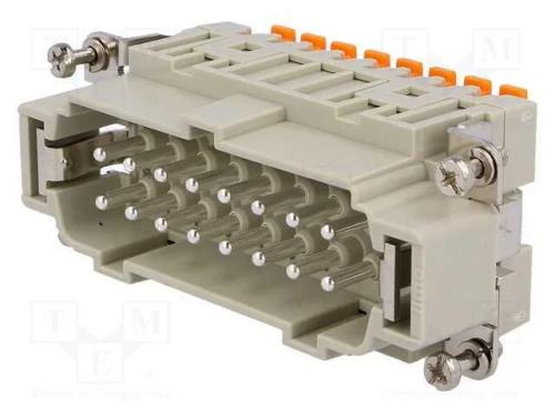Conector: HDC, inserto de contatos, macho, CSH, P.