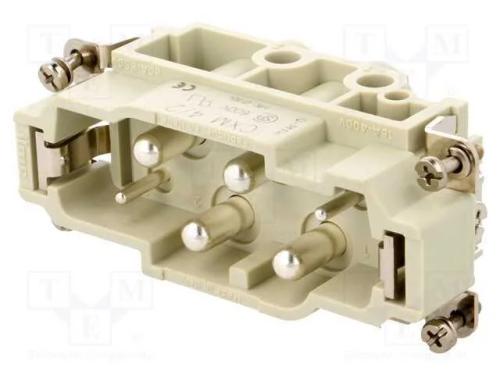 Conector: HDC, macho, CX, PIN: 6(4+2), tamanho 77.