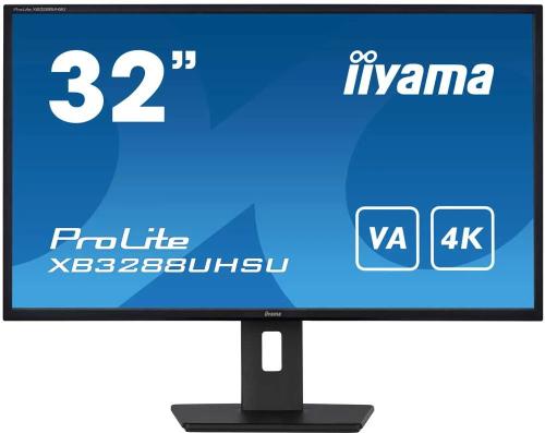 Monitor Prolite Va Lcd 31.5" Xb3288uhsu-B5 4k Ultra Hd Preto - Iiyama