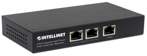 Intellinet Poe+ Extender 2-Port Gigabit High-Power Bis 100m