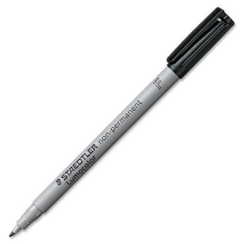 Staedtler Folienstift Lumocolor Non-Perm F Schwarz 10 Stück
