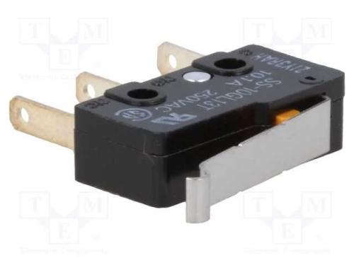 Microinterruptor SNAP ACTION, com alavanca que si.