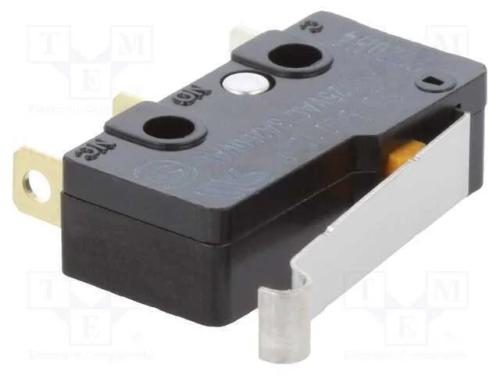 Microinterruptor SNAP ACTION, com alavanca que si.