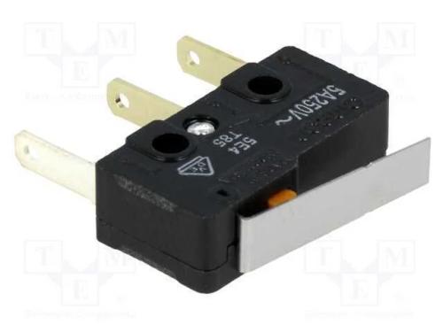 Microinterruptor SNAP ACTION, com alavanca, SPDT,.
