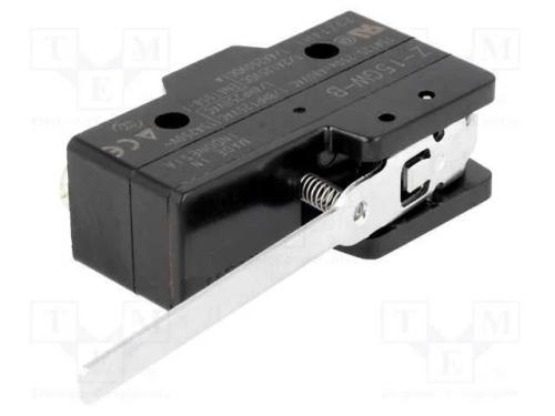 Microinterruptor SNAP ACTION, com alavanca, SPDT,.