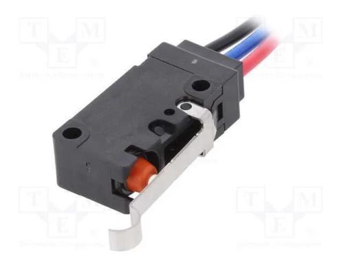 Microinterruptor SNAP ACTION, com alavanca que si.