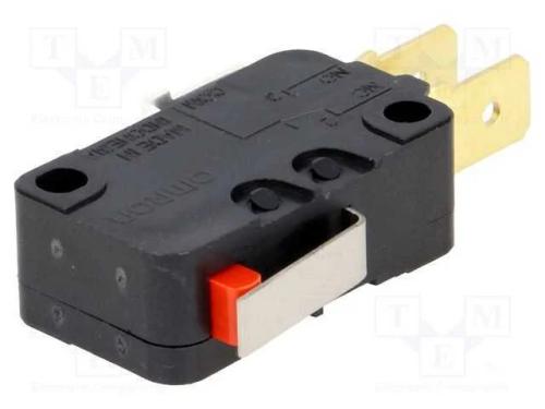 Microinterruptor SNAP ACTION, com alavanca, SPDT,.