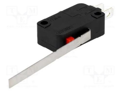 Microinterruptor SNAP ACTION, com alavanca, SPDT,.