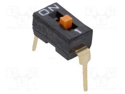Interruptor: DIP-SWITCH, Quantidade de secções: 1.