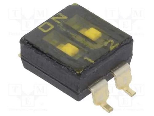Interruptor: DIP-SWITCH, OFF-ON, 0,025A/24VDC, Po.