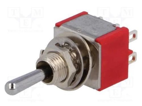 Interruptor: de alavanca, Pos: 3, DP3T, (ON)-OFF-.