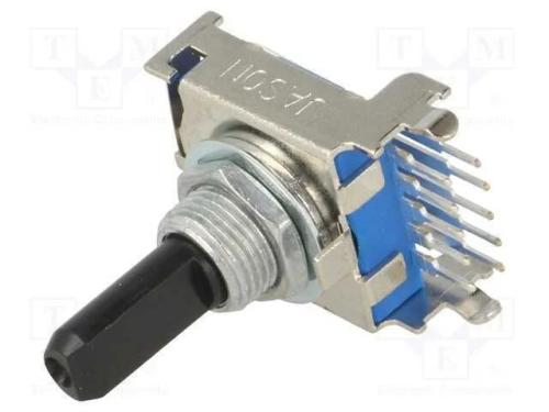 Interruptor: Giratório, Pos: 6, 0,3a/16vdc, 30, -20÷70c, Mat: Aço