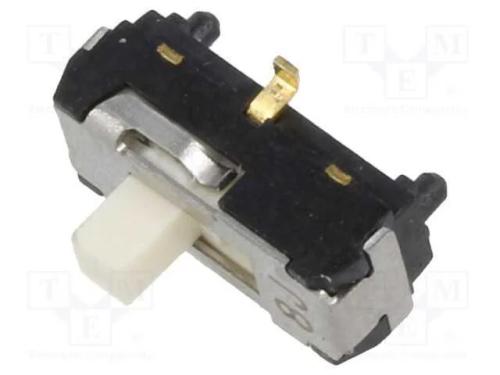 Interruptor Deslizante, Pos: 2, Spdt, 0,2a/12vdc,