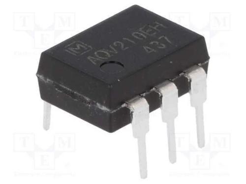 Relé: Semicondutores, Icoma Máx: 3ma, 130ma, Max.350vac, 23o, Dip6