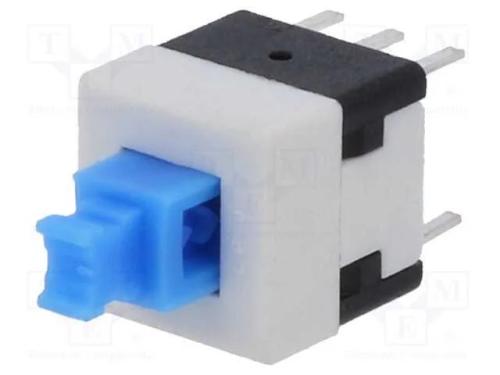 Interruptor: de Pressão, Pos: 2, Dpst, 0,1a/30vdc, On-(On), Pcb,Tht