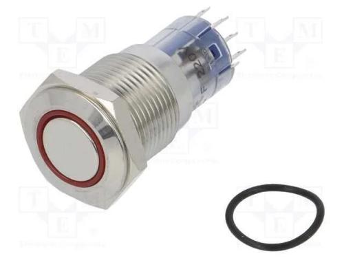 Interruptor: Antivandalismo, Dpdt, 3a/250vac, Ip67, On-(On)