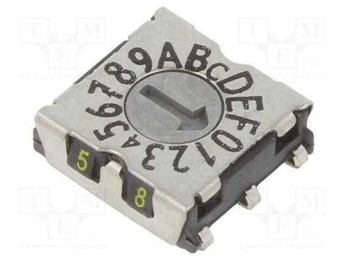 Emissor de Código, Hex/Bcd, Pos: 16, Smd, Rcontacto Max: 80mo, P25
