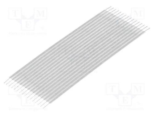 Conector: jumper flexível, Raster fita: 1,27mm, L.