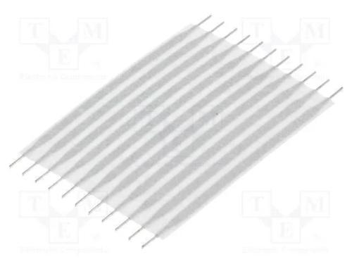 Conector: jumper flexível, Raster fita: 2,54mm, L.