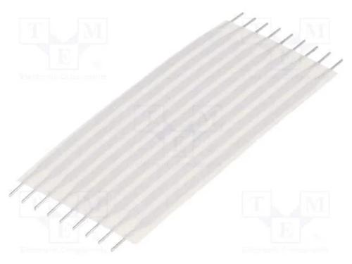 Conector: jumper flexível, Raster fita: 2,54mm, L.