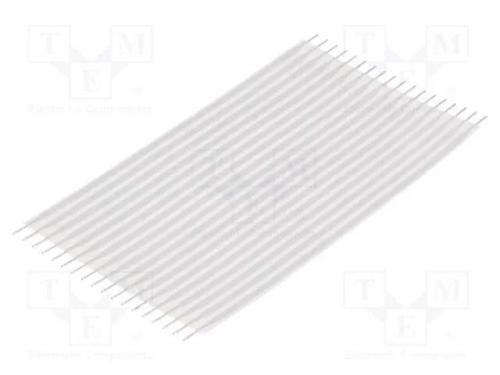 Conector: jumper flexível, Raster fita: 2,54mm, L.