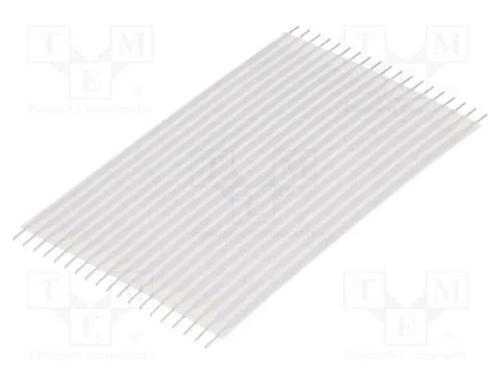 Conector: jumper flexível, Raster fita: 2,54mm, L.