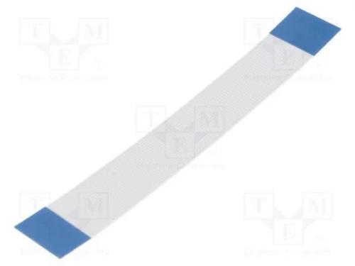 Fita FFC, Fios: 20, Raster fita: 0,5mm, contactos.