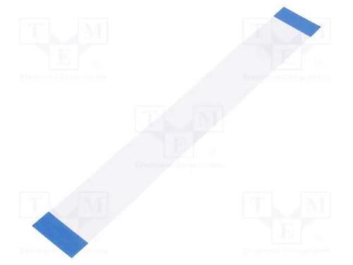Fita FFC, Fios: 40, Raster fita: 0,5mm, contactos.