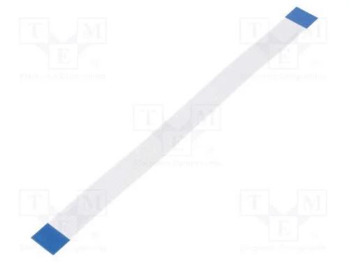 Fita FFC, Fios: 10, Raster fita: 1mm, contactos d.