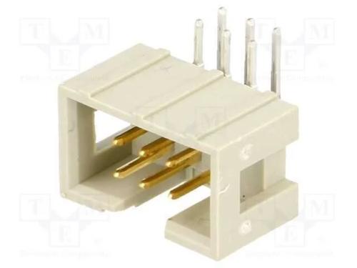 Tomada, Idc, Macho, Pin: 6, Angulares 90, Tht, 1,27mm, Sistema: 2x3