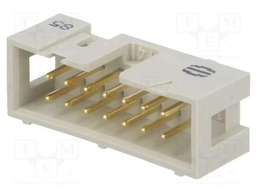 Tomada, Idc, Macho, Pin: 14, Simples, Tht, 1,27mm, Sistema: 2x7