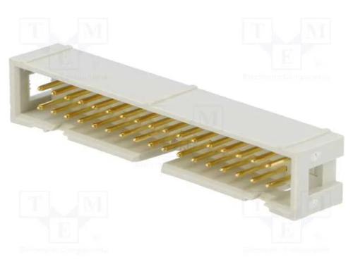 Tomada, Idc, Macho, Pin: 34, Simples, Tht, 1,27mm, Sistema: 2x17