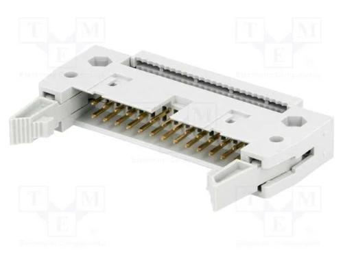 Ficha, Idc, Macho, Pin: 26, com Ejetor, Idc, para Fita, 1,27mm, 3a