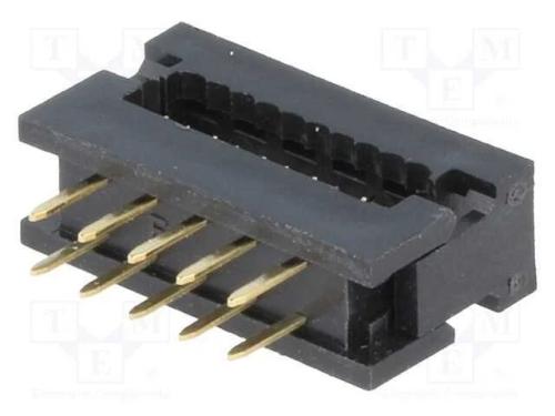Idc de Transição, Pin: 10, Idc,Tht, para Fita, 1,27mm, 1a