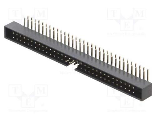Tomada, Idc, Macho, Pin: 64, Angulares 90, Tht, Gold Flash, 2mm