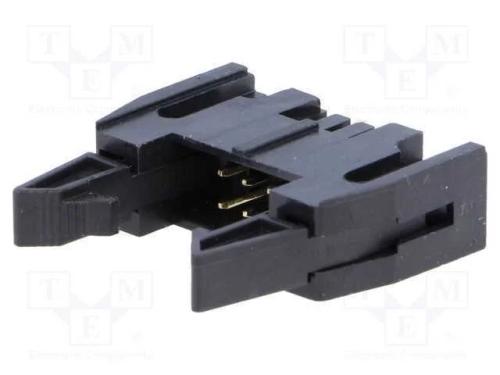 Tomada, Idc, Macho, Pin: 6, Simples, com Ejetor, Tht, 2,54mm, Preta