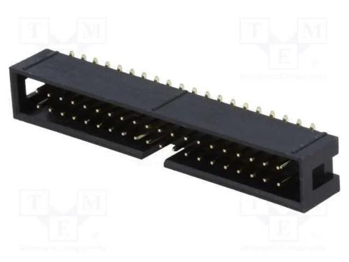 Tomada, Idc, Macho, Pin: 40, Verticais, Smt, Gold Flash, 2,54mm