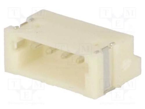 Tomada, Fio-Placa, Macho, 1,5mm, Pin: 4, Smt, 100v, 1a, Estanhado