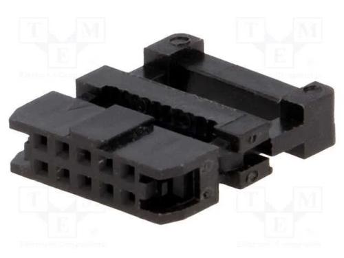 Ficha, Idc, Fêmea, Pin: 10, com Aperto de Cabo, Idc, para Fita, 1mm