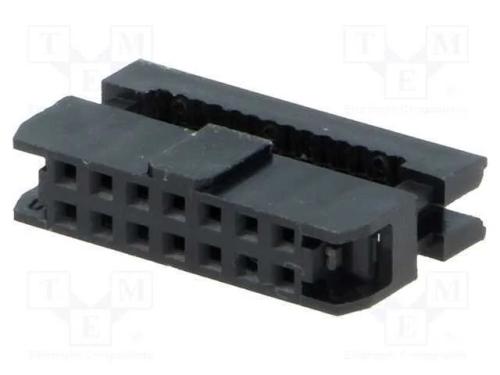 Ficha, Idc, Fêmea, Pin: 14, Sem Pressão de Cabo, Idc, para Fita, 1mm