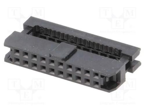 Ficha, Idc, Fêmea, Pin: 20, Sem Pressão de Cabo, Idc, para Fita, 1mm