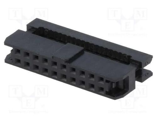 Ficha, Idc, Fêmea, Pin: 20, com Aperto de Cabo, Idc, para Fita, 1mm