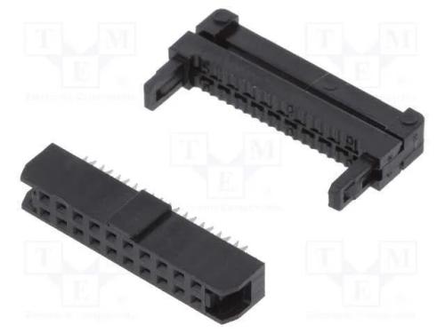 Ficha, Idc, Fêmea, Pin: 20, com Aperto de Cabo, Idc, para Fita, 1mm