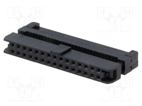 Ficha, Idc, Fêmea, Pin: 30, com Aperto de Cabo, Idc, para Fita, 1mm