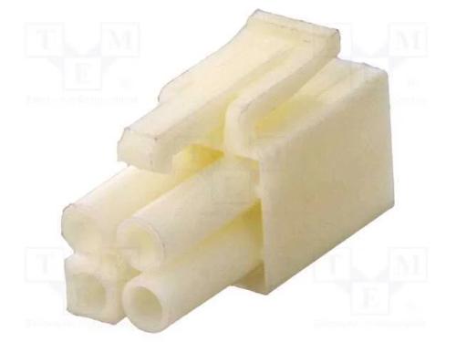 Ficha, fio-fio, f&ecirc;mea, 4,5mm, PIN: 4, Sistema: 2x2