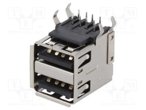 Tomada, Usb A, Tht, Angulares 90, Duplas, Usb 2.0, Dourado