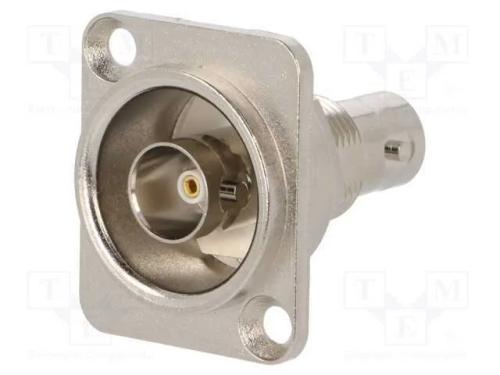 Conector, Tomada Bnc,Em Ambos Os Lados, Ft, Blindadas, Metal