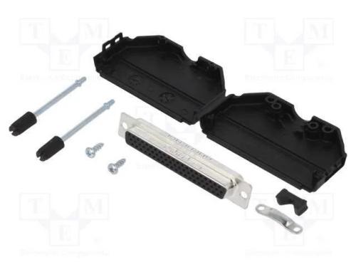 D-Sub HD, PIN: 62, fêmea, simples, solda, com cab.