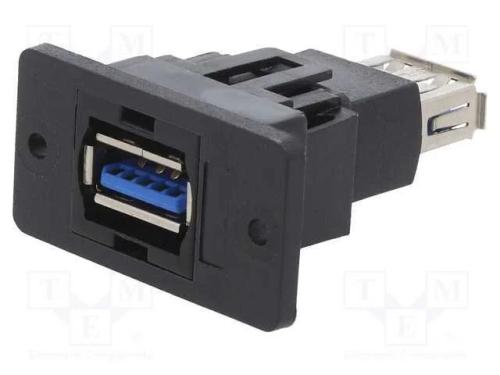 Adaptador, Usb a Tomada,Em Ambos Os Lados, Slim, Usb 3.0, 29mm
