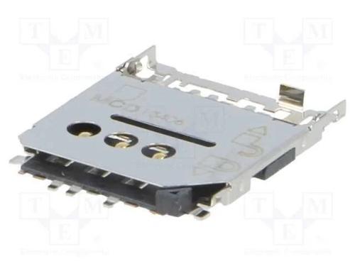 Conector: para Cartões, Micro Sim, Blindadas,Push-Push, Smt, 0,5a